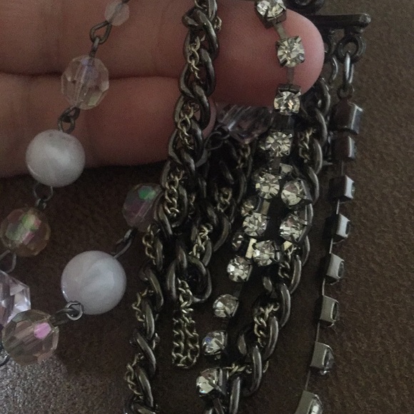 Multi Beads And Chain Clasp Bracelet - Picture 4 of 7